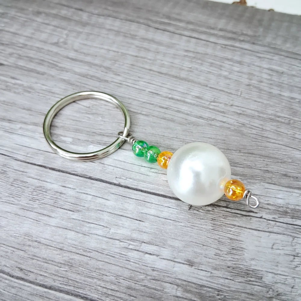 Wholesale Vibrant Beaded Keychain Collection, 12 Piece